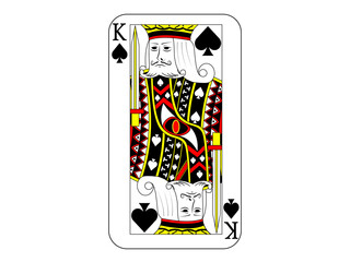 トランプの１３　スペード