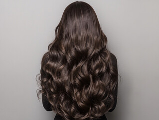 Fototapeta premium Beautiful hair of a beauty, hairstyle advertising design