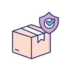 Safe  Package Vector icon