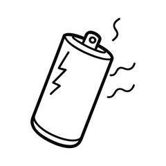 icon of a battery with energy waves