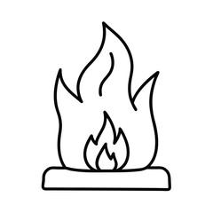vector fire icon