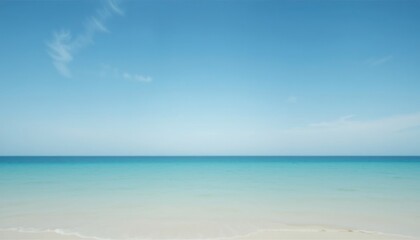 Obraz premium Tranquil beach scene tropical paradise nature photography serene environment panoramic view calming concept