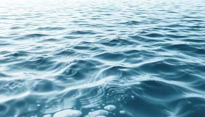 Naklejka premium Serene water surface reflection ocean nature photography tranquil environment aerial view calmness and clarity