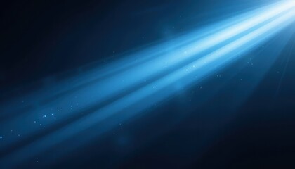 Fototapeta premium Dramatic light rays illuminating dark space abstract background digital art mysterious atmosphere high angle visual concept for creative projects