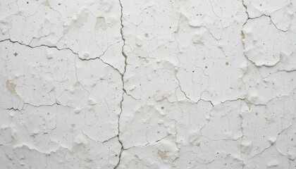 Obraz premium Cracked white paint close-up texture indoor wall surface high-resolution image abstract environment macro viewpoint visual concept for designers