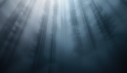 Obraz premium Mystical light rays illuminating underwater depths ocean abstract photography dark environment aesthetic viewpoint serenity concept