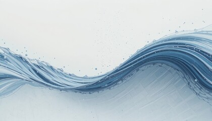 Dynamic water wave movement serene ocean abstract artwork calm aesthetic horizontal perspective fluidity concept for visual impact