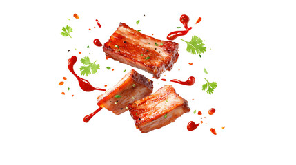 Delicious Mutton Kabab for Culinary Creations and Food Photography on Transparent PNG background