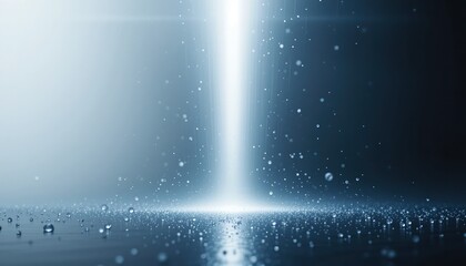Water cascade phenomenon abstract environment digital artwork ethereal setting close-up view conceptual visualization