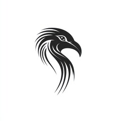 Obraz premium Stylized eagle head graphic design