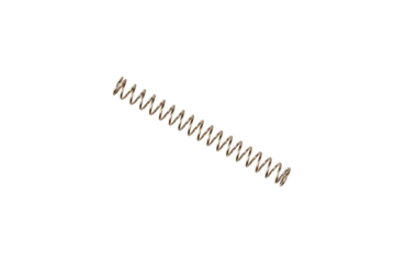 little stainless steel spring isolated on white or transparent png