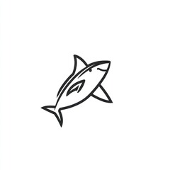 Simple shark graphic design