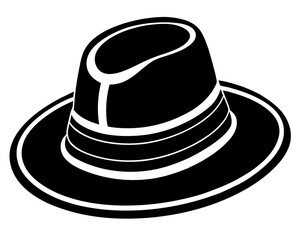 black hat vector illustration