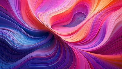swirling pink and purple lines with a hint of blue create a dynamic abstract flow wallpaper design vibrant abstract background features curved lines in pink blue orange and purple