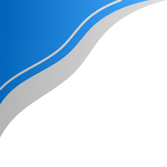 Blue Grey Gradient Edge