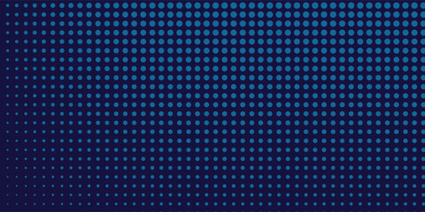Abstract blue wavy halftone background. Dot pop art sport style modern abstract illustration simple