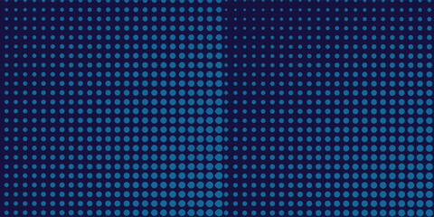 Abstract blue wavy halftone background. Dot pop art sport style modern abstract illustration
