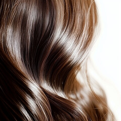 Fototapeta premium Beautiful hair of a beauty, hairstyle advertising design