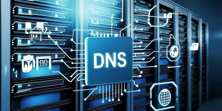 DNS Server Room &ndash; Network Infrastructure and Data Management Technology

