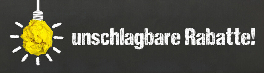 unschlagbare Rabatte!