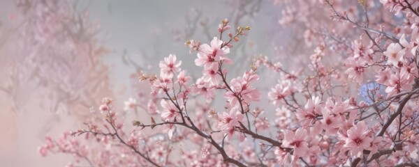 Obraz premium Abstract swirling pastel colors, vibrant spring blossoms implied , swirls, photo