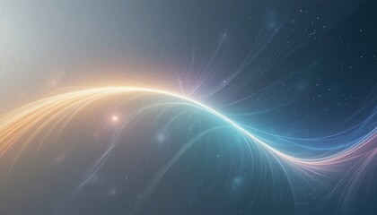 Dynamic light wave patterns digital realm abstract art cosmic environment aerial view visual concept