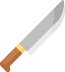 knife illustration on a white background  