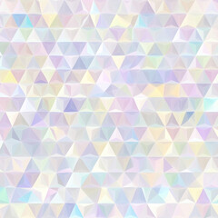 Low Poly Abstract Background - Geometric Triangle Pattern in Soft Colors
