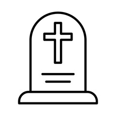 Fototapeta premium Tombstone icon