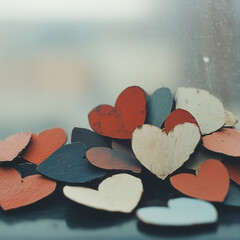 Obraz premium Valentine's Day hearts