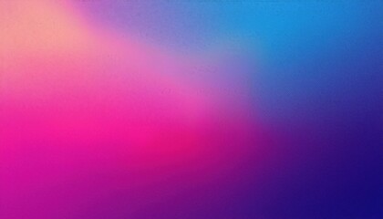 Grainy Texture Abstraction Vivid Magenta, Blue, Purple Gradient Backdrop with a Pop of Pink A Grainy, Striking Digital Artwork Perfect for Modern Web Design and Home Decor Inspiration