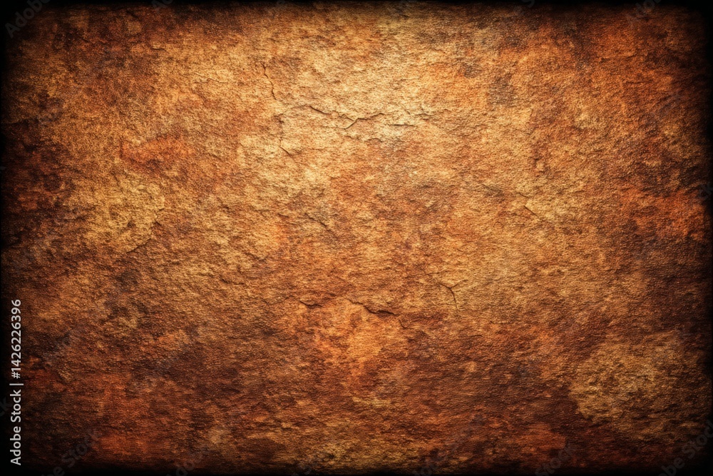 Aufkleber textured surface of natural stone in earthy tones with a rugged appearance highlighting geological f