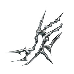 Metal Scratch Rune Cybersigil