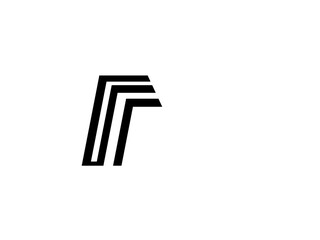 number one made of white cubes