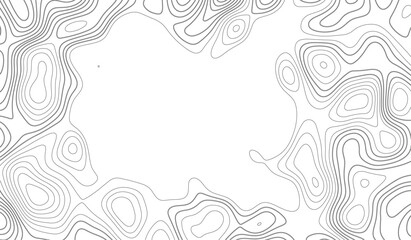 Topographic map background geographic line map with elevation assignments. Background of the Topographic Map. Abstract geometric topographic contour map background Free Vector. 