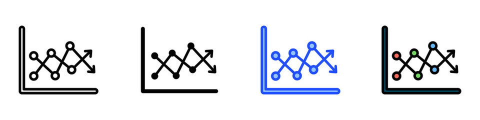 Competitor Analysis Icon Set With Multiple Style Collection