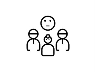 Simple Chef Icon Silhouette