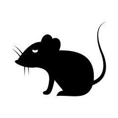 mouse with cheese art illustration