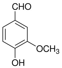 Vanillin 3-Methoxy-4-hydroxybenzaldehyd Chemie Strukturformel