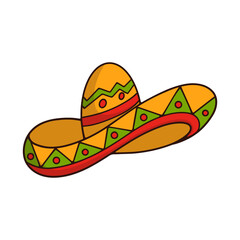 Colorful Sombrero Illustration