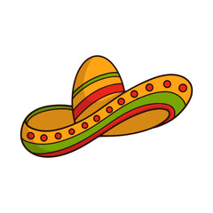 Colorful Sombrero Illustration