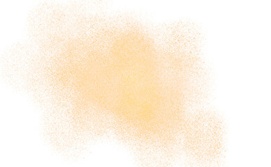 Gold glittering light particles, star dust magic sparks. Glow glitter light effect. Gold luminous points. Sparkling magic dust particles isolated on transparent PNG background