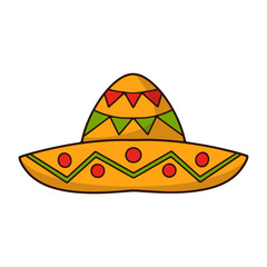 Colorful Sombrero Illustration
