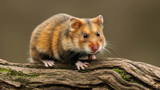 hamsters face suitable for pet product advertising, vet clinics, and animal lover designs. Cute and engaging.