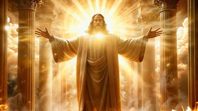 Jesus Christ Intercessor in Heavenly Sanctuary 4K