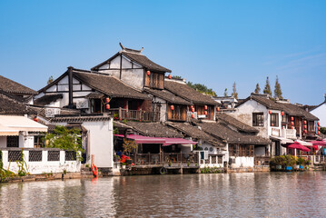 Fototapeta premium Zhujiajiao, traditional water town near Shanhai, China