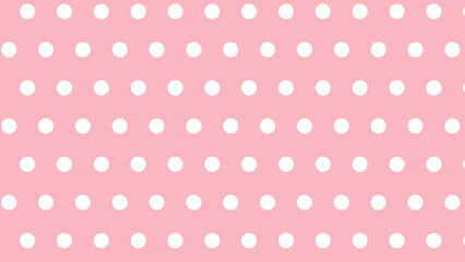 ELEGANT POLKA VECTOR DESIGN PATTERN PINK