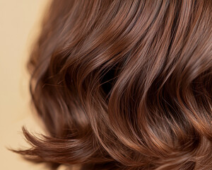 Naklejka premium Beautiful hair of a beauty, hairstyle advertising design