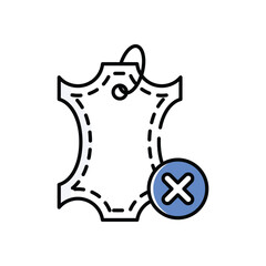 No Leather Vector icon