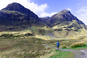 Fototapeta premium In the valley of The Three Sisters, Glencoe.